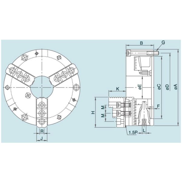 3-JAW CHUCK - Image 2
